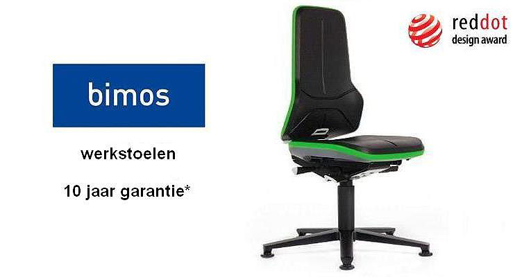 Bimos ergonomische werkstoelen, ESD stoelen, werkstoel Neon