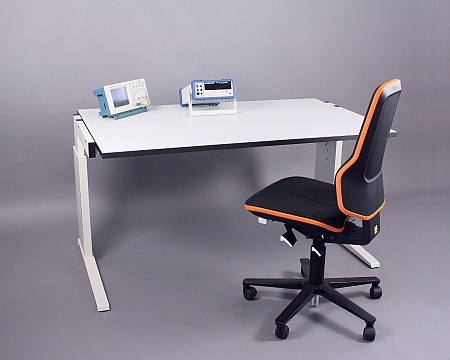 Flexiline adjustable height work table (esd) or adjustable height workbench